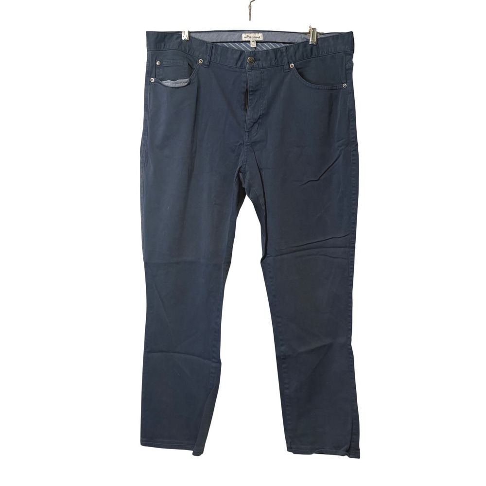 Peter Millar Pants Mens 38 Good Five Pocket Cotton Modal Stretch Straight Golf